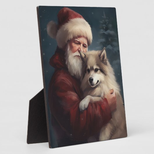 フィンランドラプウンドサンタクロースフェスティバルクリスマス フォトプラーク (側面)