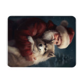 フィンランドラプウンドサンタクロースフェスティバルクリスマス マグネット (横)