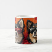 フィンランドラプントウィズハートバラバレンタインデー コーヒーマグカップ (中央)