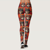 フィンランドラプントウィズハートバラバレンタインデー レギンス (裏面)