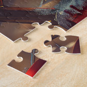 フィンランドラプンドッグクリスマスフェスティバル ジグソーパズル (側面)