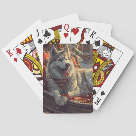 フィンランドラプンドッグクリスマスフェスティバル トランプ (裏面)