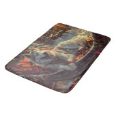 フィンランドラプンドッグクリスマスフェスティバル バスマット (アングル)