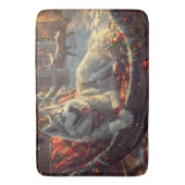 フィンランドラプンドッグクリスマスフェスティバル バスマット (正面縦)