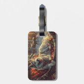 フィンランドラプンドッグクリスマスフェスティバル ラゲッジタグ (裏面縦)