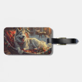 フィンランドラプンドッグクリスマスフェスティバル ラゲッジタグ (裏面横)