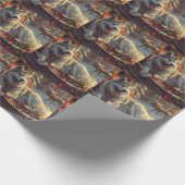 フィンランドラプンドッグクリスマスフェスティバル ラッピングペーパー (角)