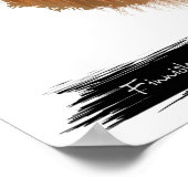 フィンランドラプンドッグポートレート |ペットポートレートウォール ポスター (角)