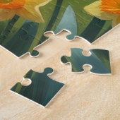 フィンランドラプンドドッグ絵を描春の花 ジグソーパズル (側面)