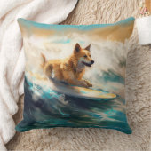 フィンランドラプーンビーチサーフィン絵を描ズ クッション (ブランケット)