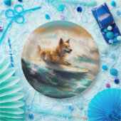 フィンランドラプーンビーチサーフィン絵を描ズ ペーパープレート (パーティー)