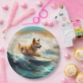 フィンランドラプーンビーチサーフィン絵を描ズ ペーパープレート (パーティー)