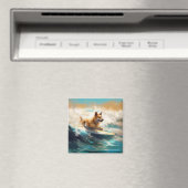 フィンランドラプーンビーチサーフィン絵を描ズ マグネット (インサイチュ (食洗機))