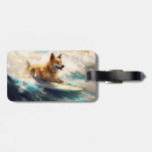 フィンランドラプーンビーチサーフィン絵を描ズ ラゲッジタグ (裏面横)