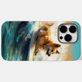 フィンランドラプーンビーチサーフィン絵を描ズ Case-Mate iPhoneケース (裏面 (横))