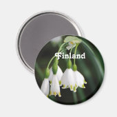 フィンランドリリー・オブ・ザ・バレー マグネット (正面/裏面)