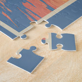 フィンランドレイクトラベルアートヴィンテージ ジグソーパズル (側面)