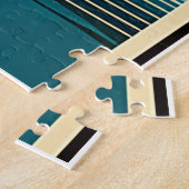 フィンランドヴィンテージトラベルアートパズル ジグソーパズル (側面)