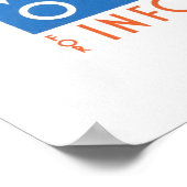 フィンランドヴィンテージ旅行ポスター復元 ポスター (角)