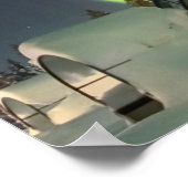 フィンランド上空のノーザンライト ポスター (角)