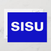 フィンランド人のSISUポストカード自然精神 ポストカード (正面/裏面)