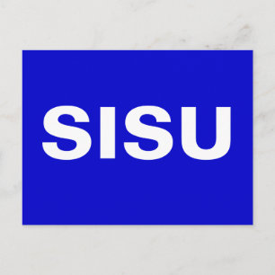 フィンランド人のSISUポストカード自然精神 ポストカード