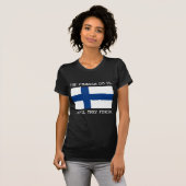 フィンランド人はやり遂げるまでやる Tシャツ (正面フル)