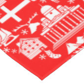 フィンランド伝統的のクリスマスの装飾 テーブルクロス (アングル)