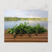 フィンランド伝統的バスの泡立て葉書 ポストカード (正面)