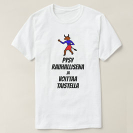 フィンランド保語で戦いに勝つ Tシャツ