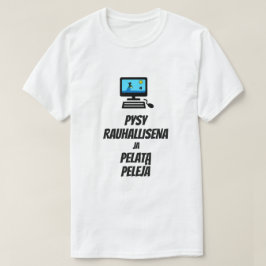 フィンランド保語で遊のゲーム Tシャツ