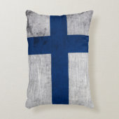 フィンランド国グランジ旗 アクセントクッション (正面(垂直))