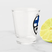 フィンランド国コードフラグハート, FIN ショットグラス (左)
