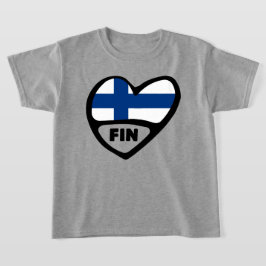 フィンランド国コードフラグハート, FIN Tシャツ