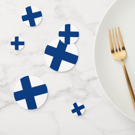 フィンランド国旗が付いた表紙吹雪 コンフェッティ (グループ)