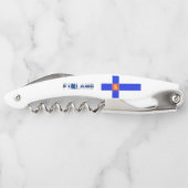 フィンランド国旗のコート・オブ・アーム ソムリエナイフ (裏面)