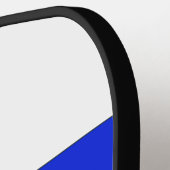 フィンランド国旗のコート・オブ・アーム ピックルボールラケット (左詳細)