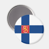 フィンランド国旗のマグネット マグネット (正面/裏面)