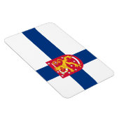 フィンランド国旗のマグネット – Cross & Arms マグネット (右側)