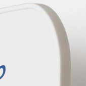 フィンランド国旗の名前をカスタムする ピックルボールラケット (左詳細)