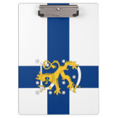 フィンランド国旗の電話番号 クリップボード (正面)