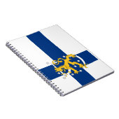 フィンランド国旗の電話番号 ノートブック (右側)