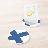 フィンランド国旗を掲げたコースター コースター (側面)