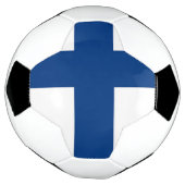 フィンランド国旗を掲げた愛国的なサッカーボール サッカーボール (回転)