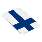 フィンランド国旗を掲げた愛国的なフレキシブル磁石 マグネット (右側)