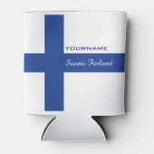 フィンランド国旗カスタムのクーラー 缶クーラー (正面)