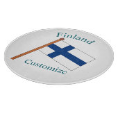 フィンランド国旗サンダーコーブ カッティングボード (角)