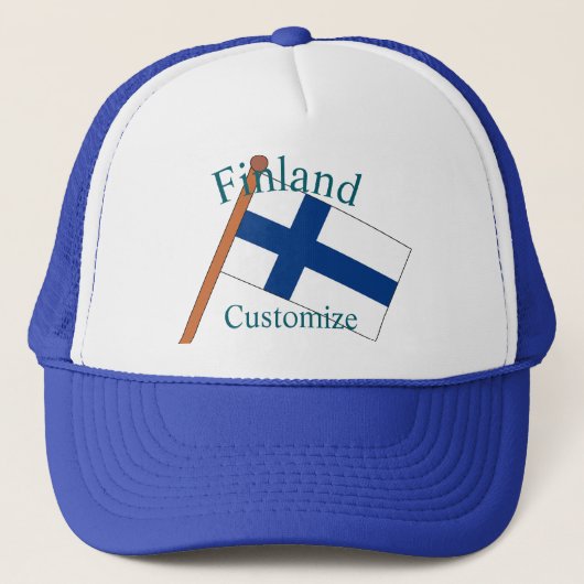 フィンランド国旗サンダーコーブ キャップ (正面)