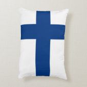 フィンランド国旗フィンランド愛国心 アクセントクッション (裏面(縦))