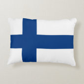 フィンランド国旗フィンランド愛国心 アクセントクッション (裏面)